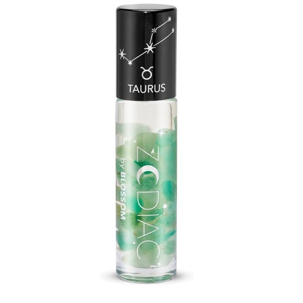 Zodiac by Blossom Taurus Roll On Lip Gloss with Real Crystals